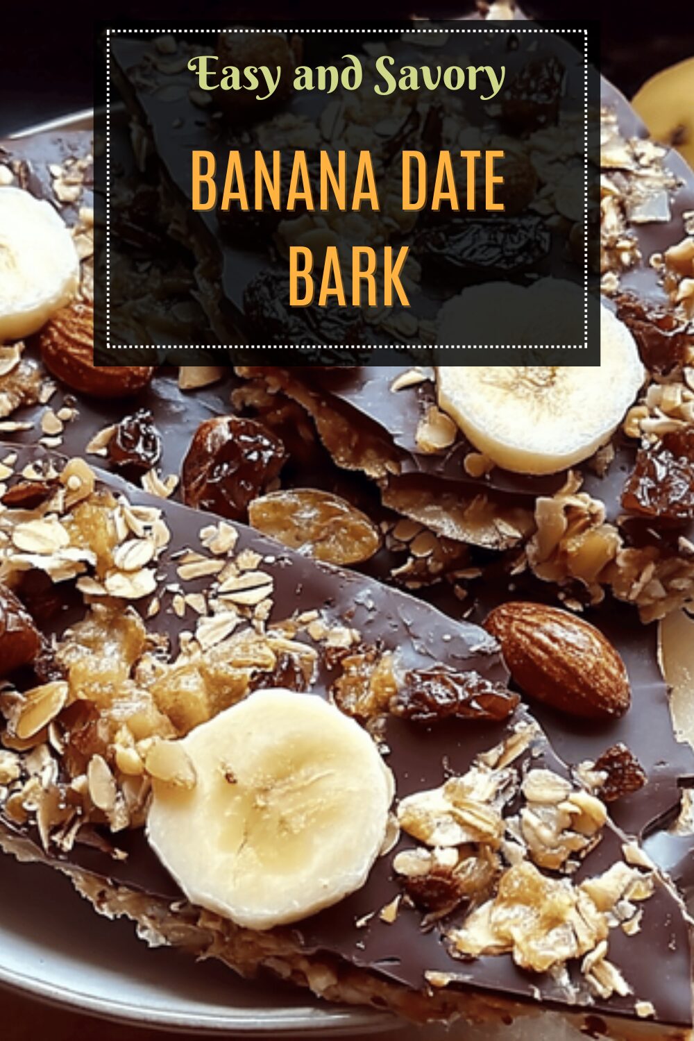 Banana Date Bark