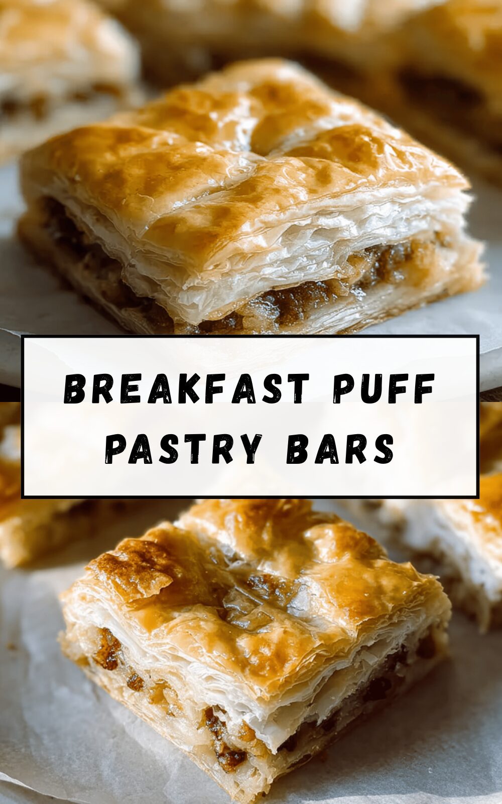 Breakfast Puff Pastry Bars
