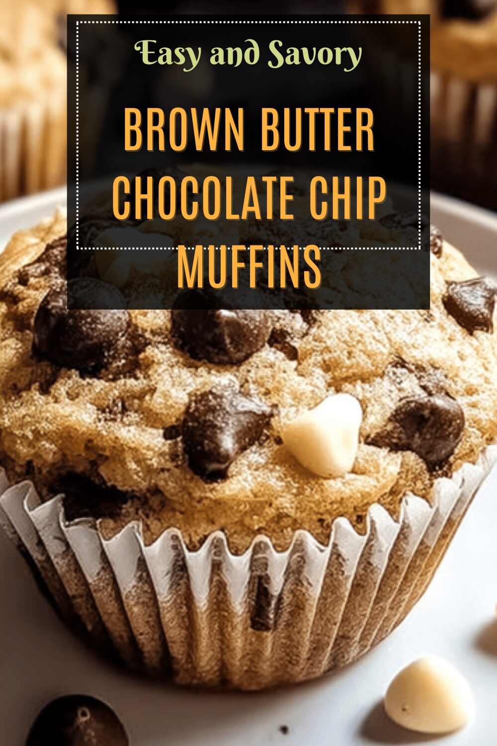 Brown Butter Chocolate Chip Muffins