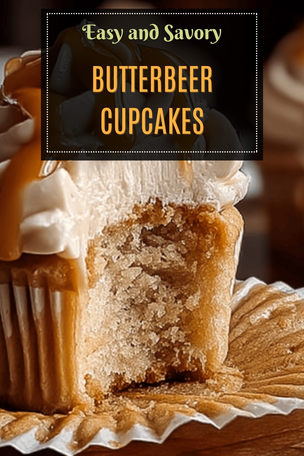 Butterbeer Cupcakes