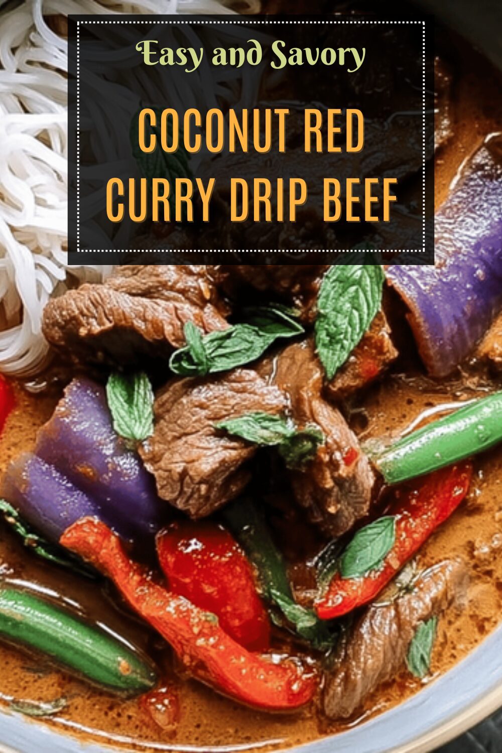 Coconut Red Curry Drip Beef
