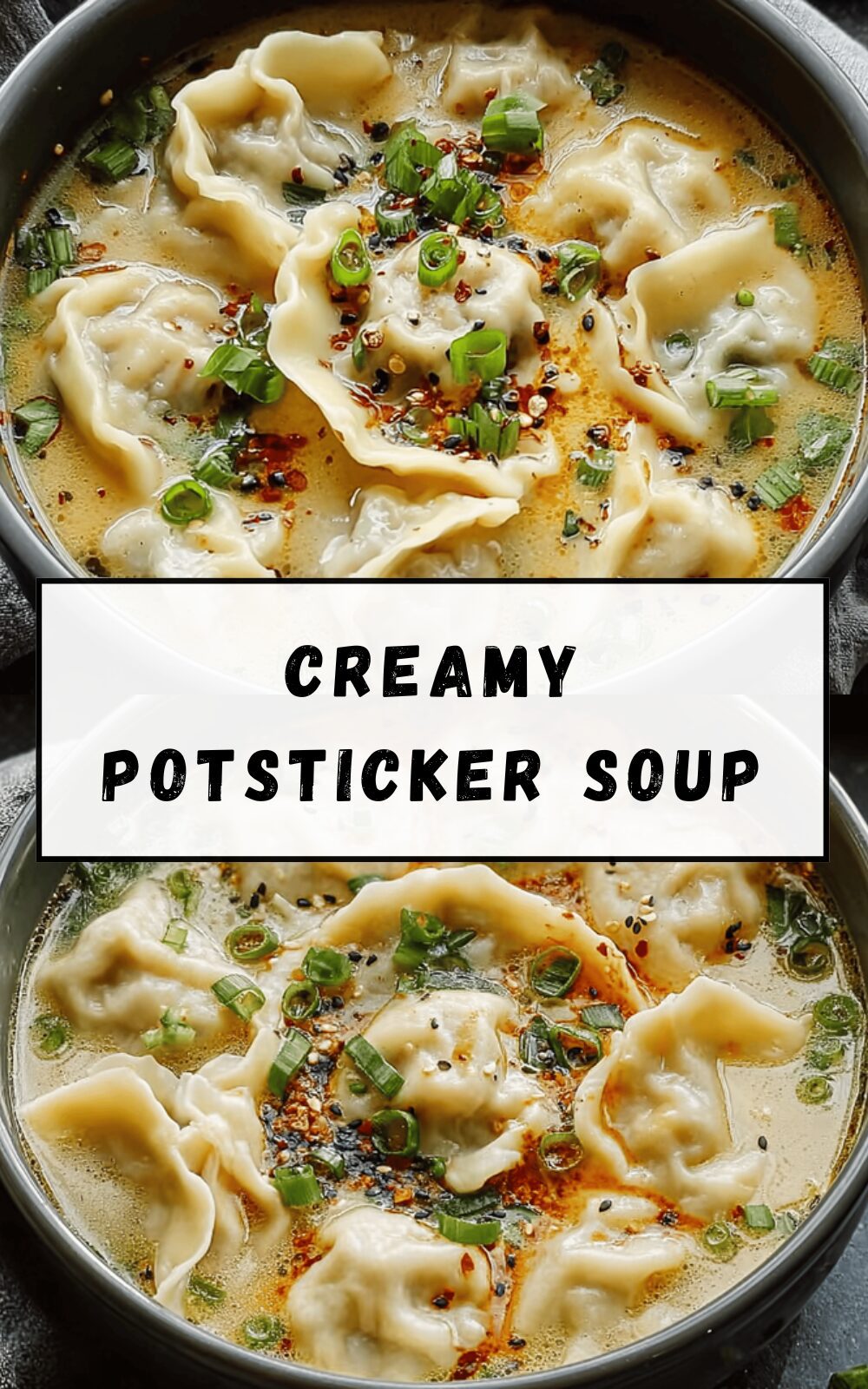 Creamy Potsticker Soup