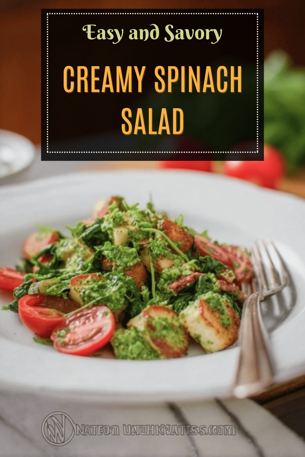 Creamy Spinach Salad