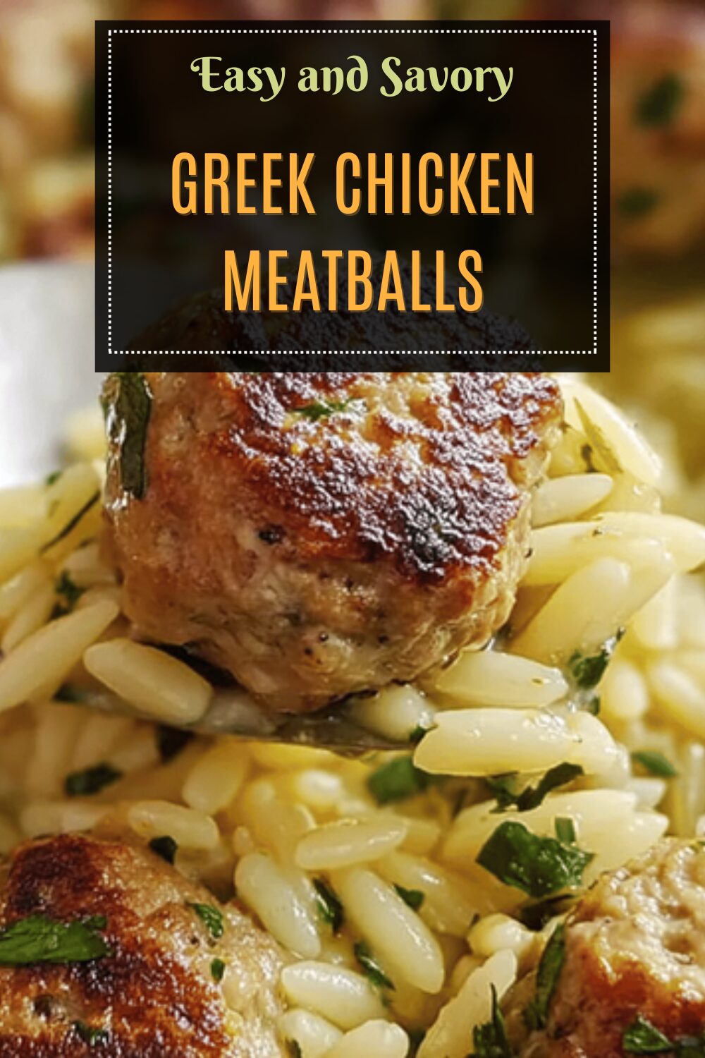 Greek Chicken Meatballs