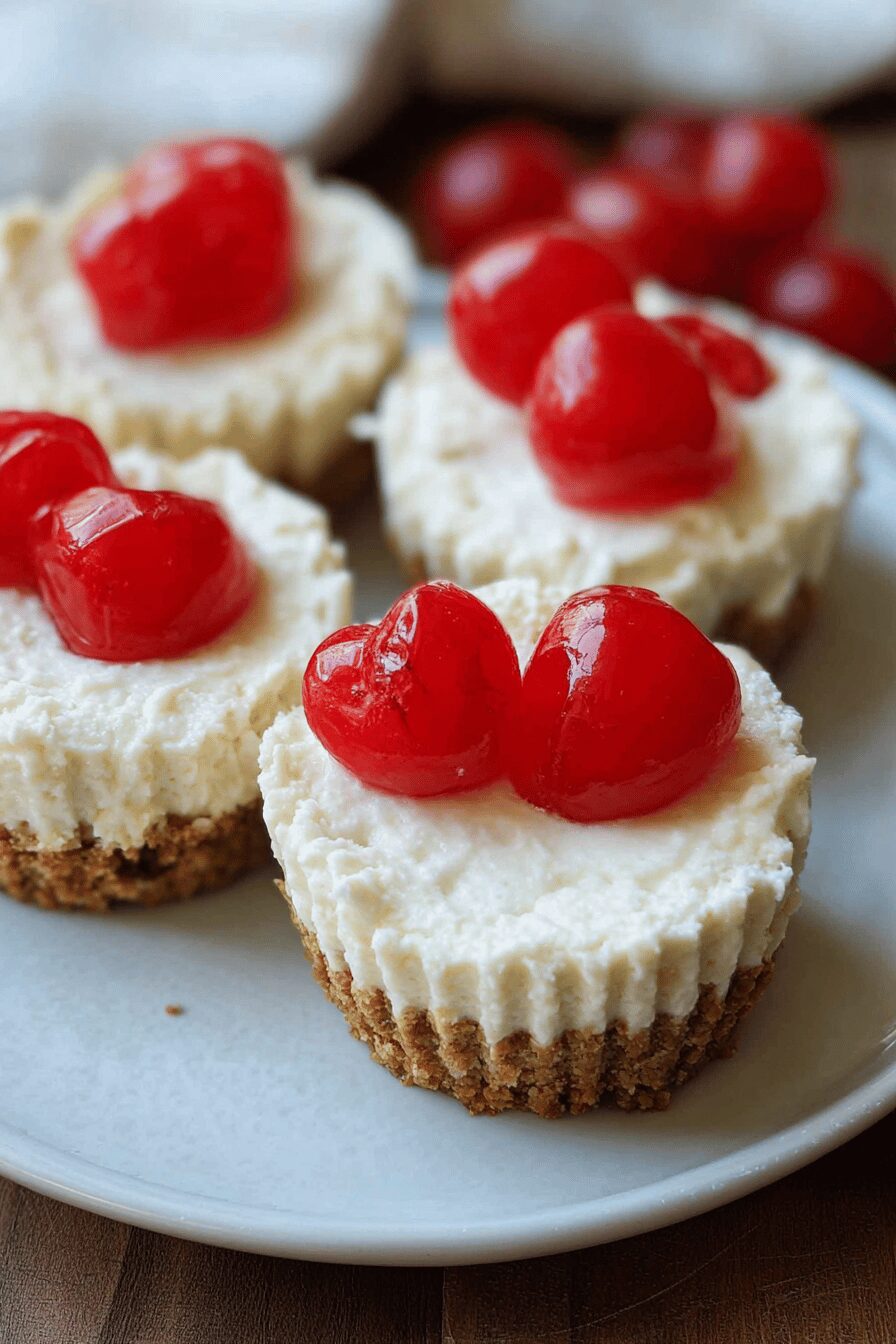 No Bake Mini Cheesecakes
