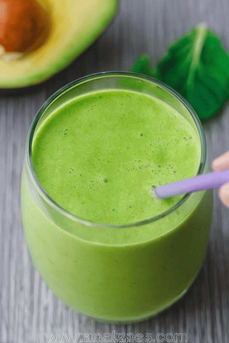 Pineapple Avocado Green Smoothie 34.Png
