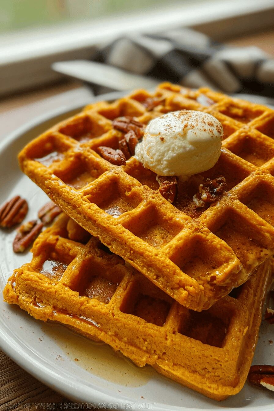 Pumpkin Waffles