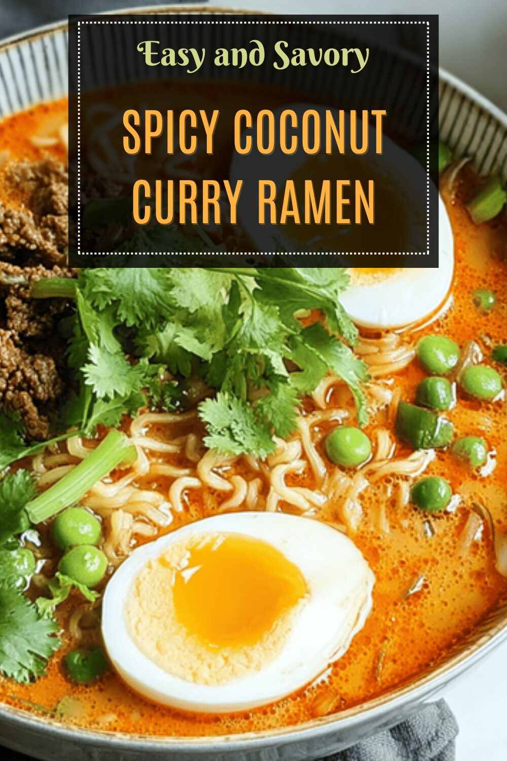 Spicy Coconut Curry Ramen