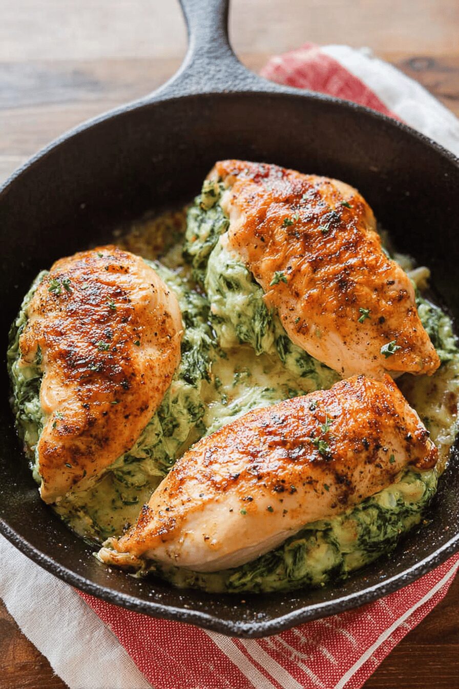 Spinach Stuffed Chicken