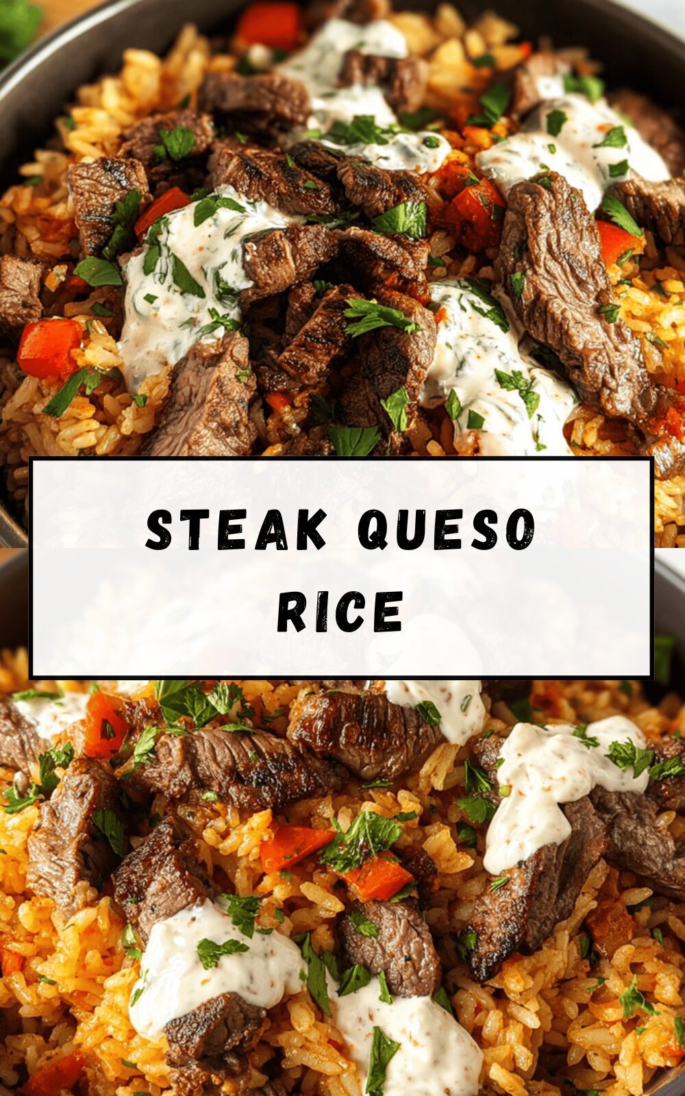 Steak Queso Rice