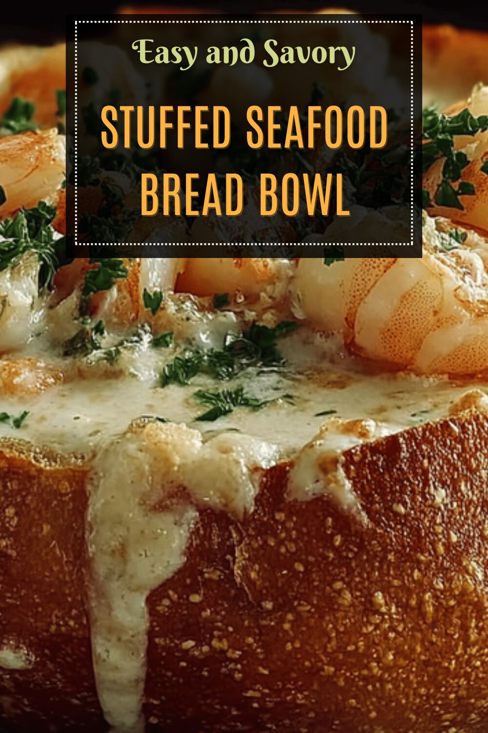 Stuffed Seafood Bread Bowl