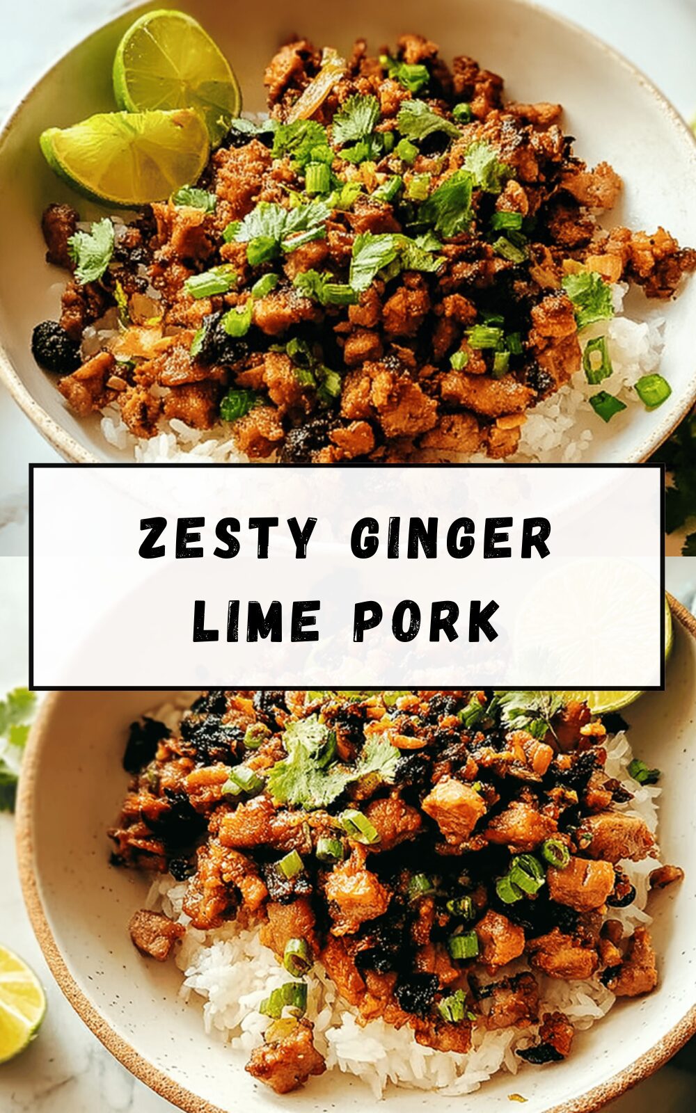 Zesty Ginger Lime Pork