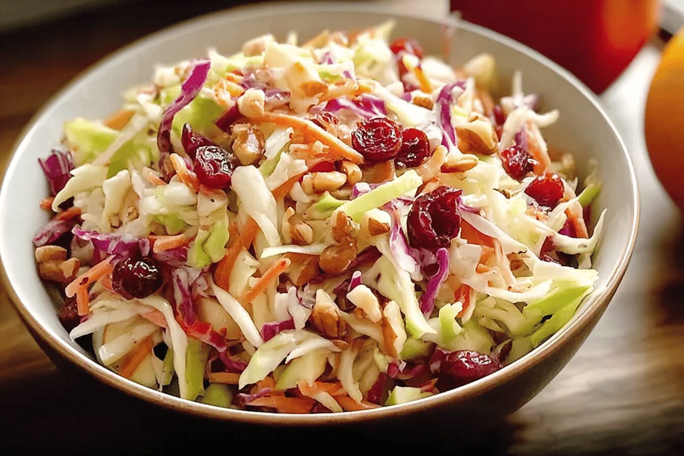 Apple Cranberry Coleslaw