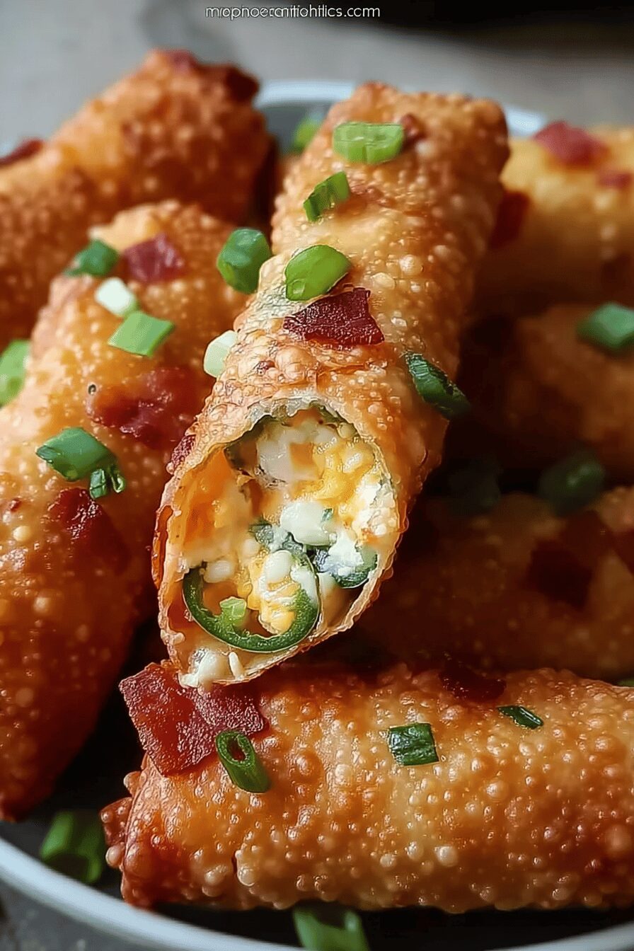 Bacon Jalapeno Popper Eggrolls