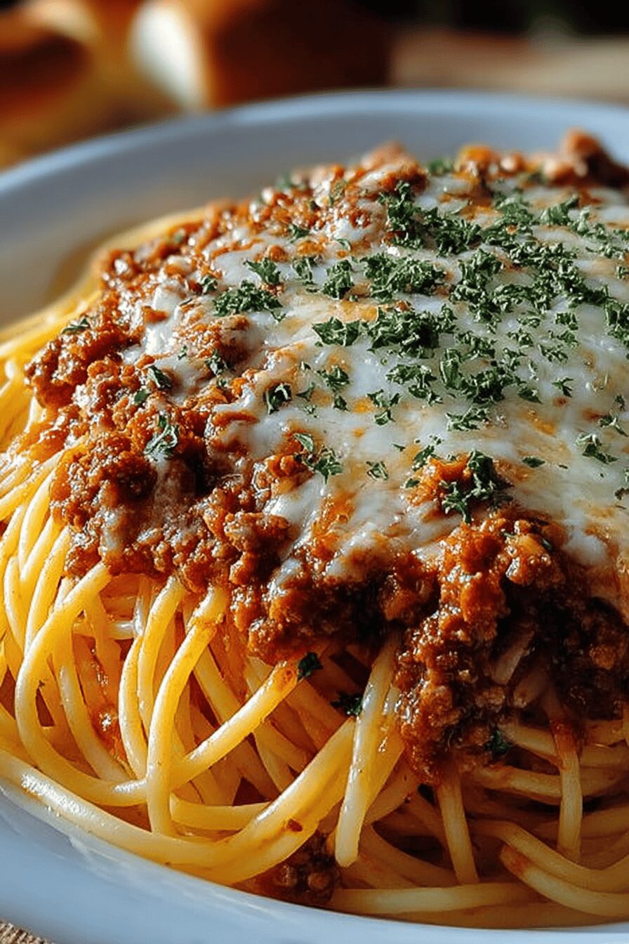 Baked Cream Cheese Spaghetti