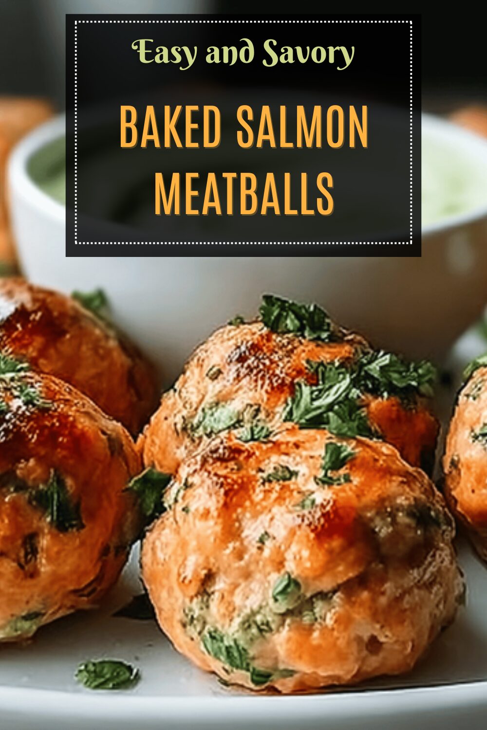 Baked Salmon Meatballs