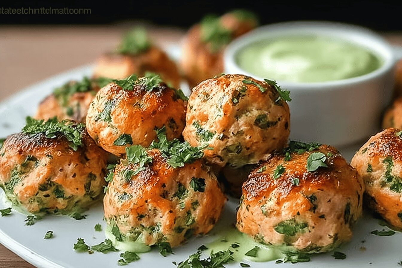 Baked Salmon Meatballs
