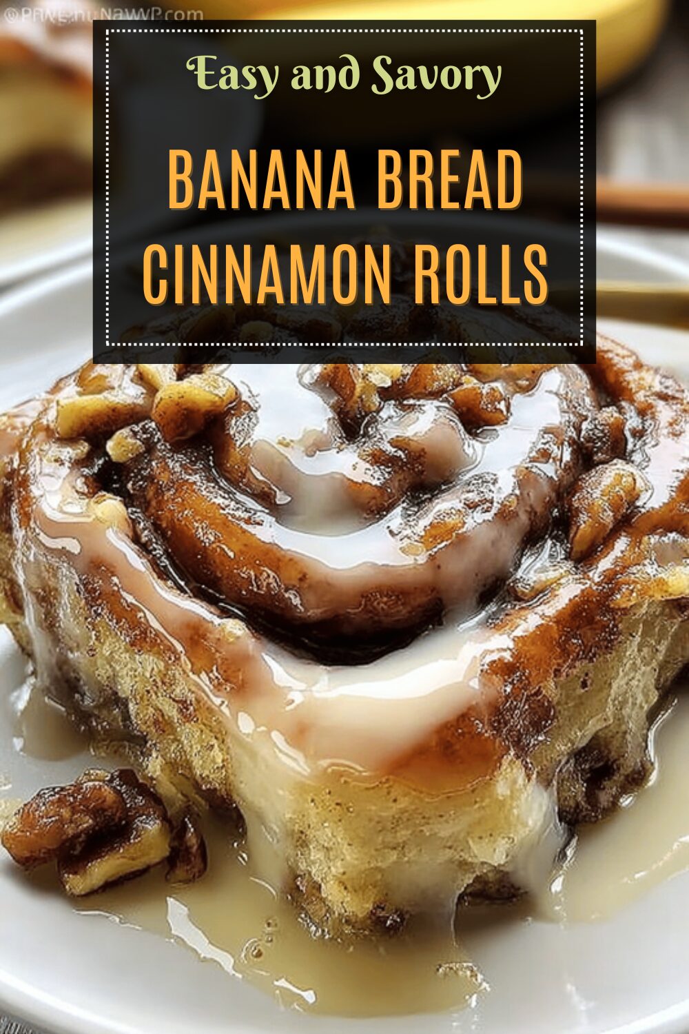 Banana Bread Cinnamon Rolls