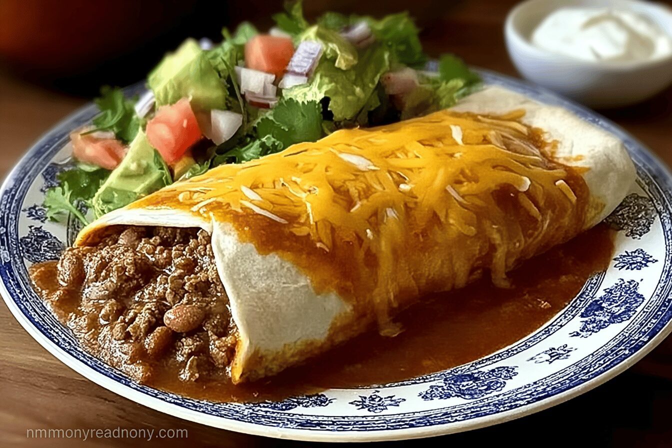 Beef And Bean Burritos