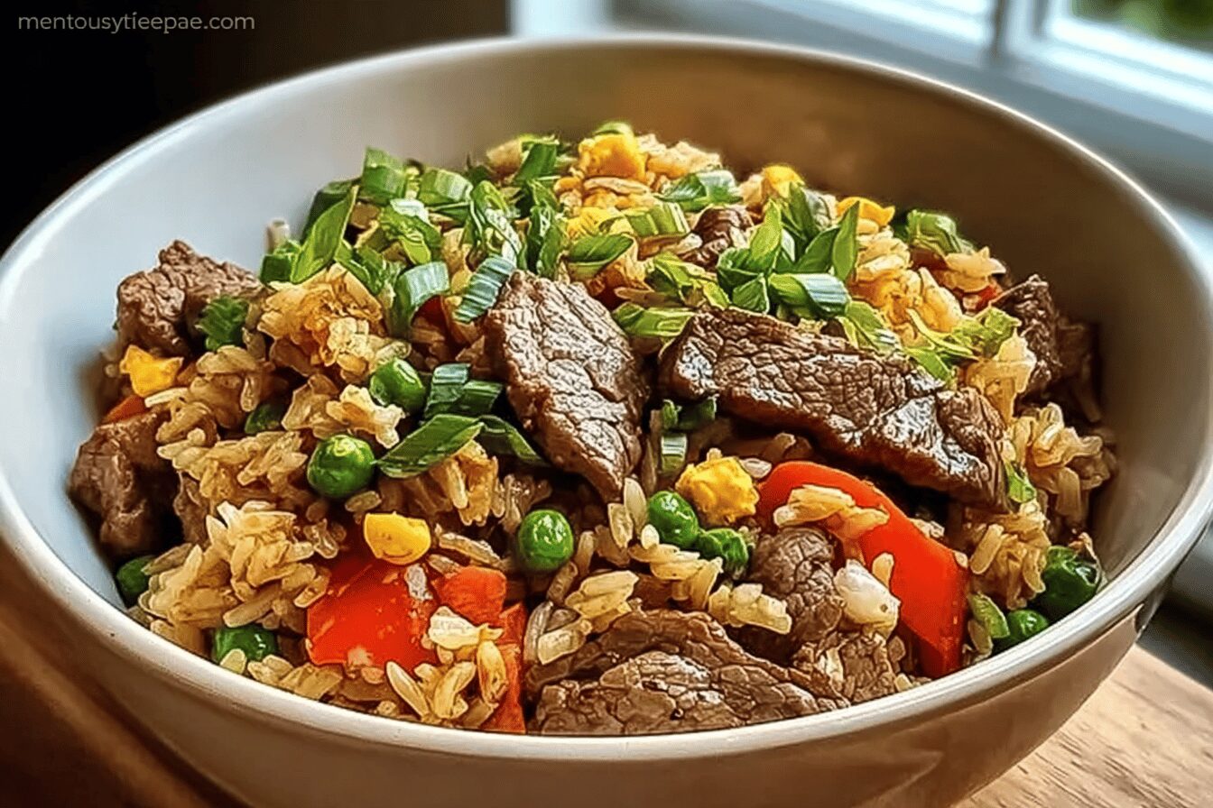 Beef Stir Fry Fried Rice