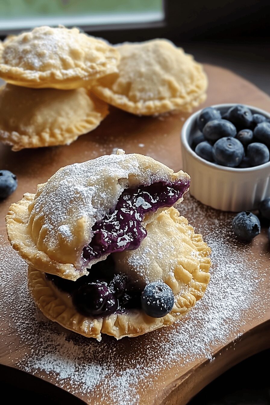 Blueberry Pie Bombs