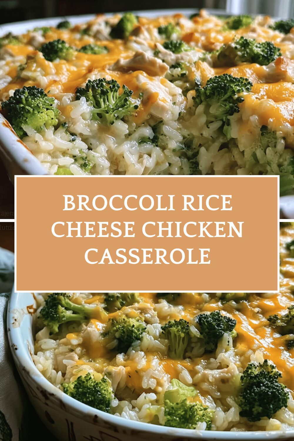 Broccoli Rice Cheese Chicken Casserole