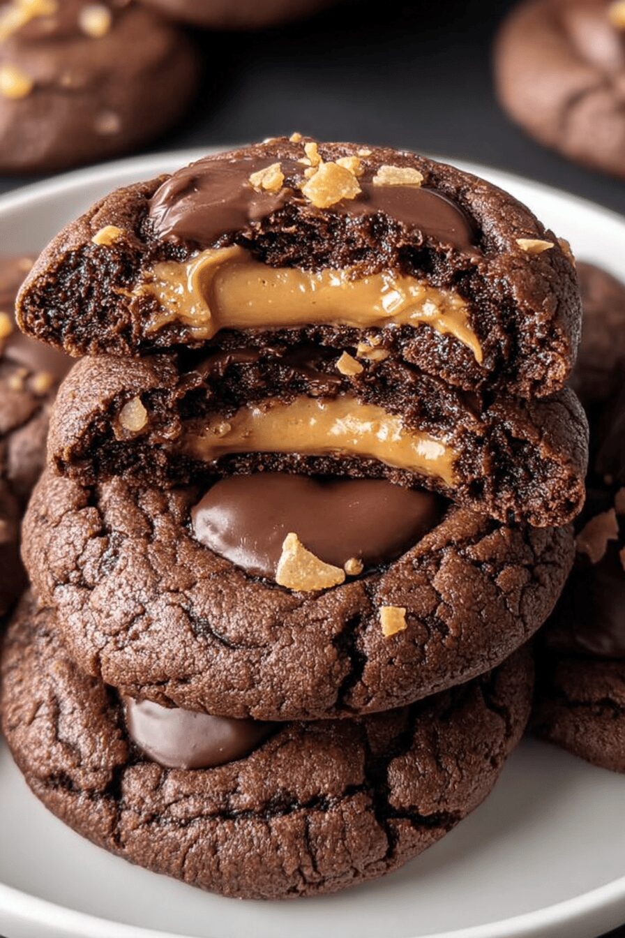 Buckeye Brownie Cookies