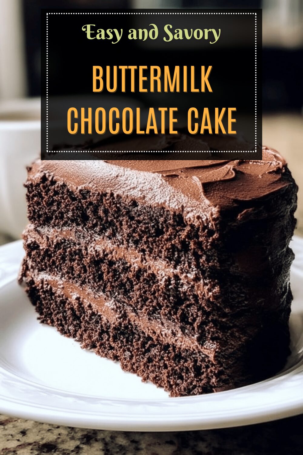Buttermilk Chocolate Cake