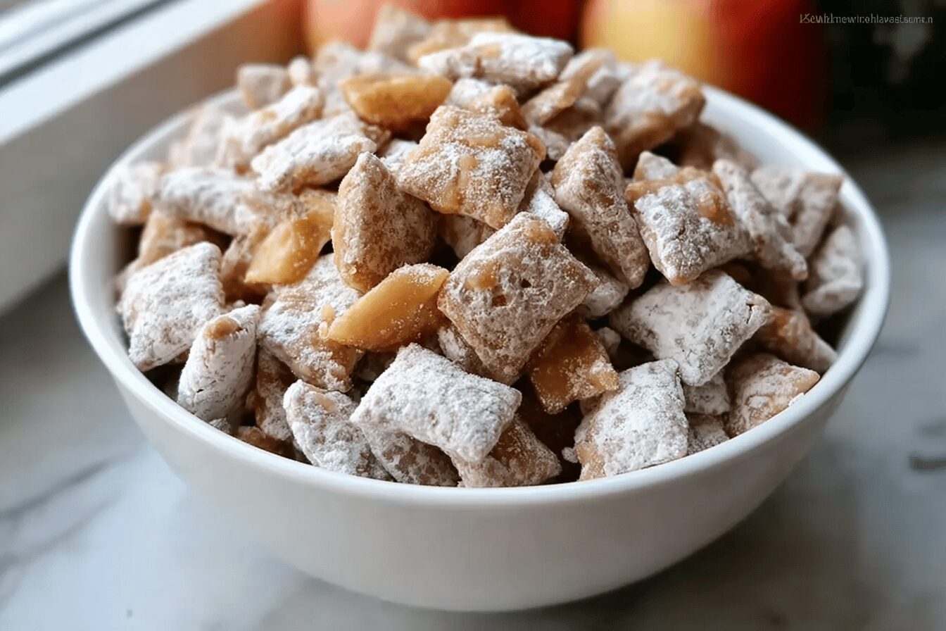 Caramel Apple Puppy Chow