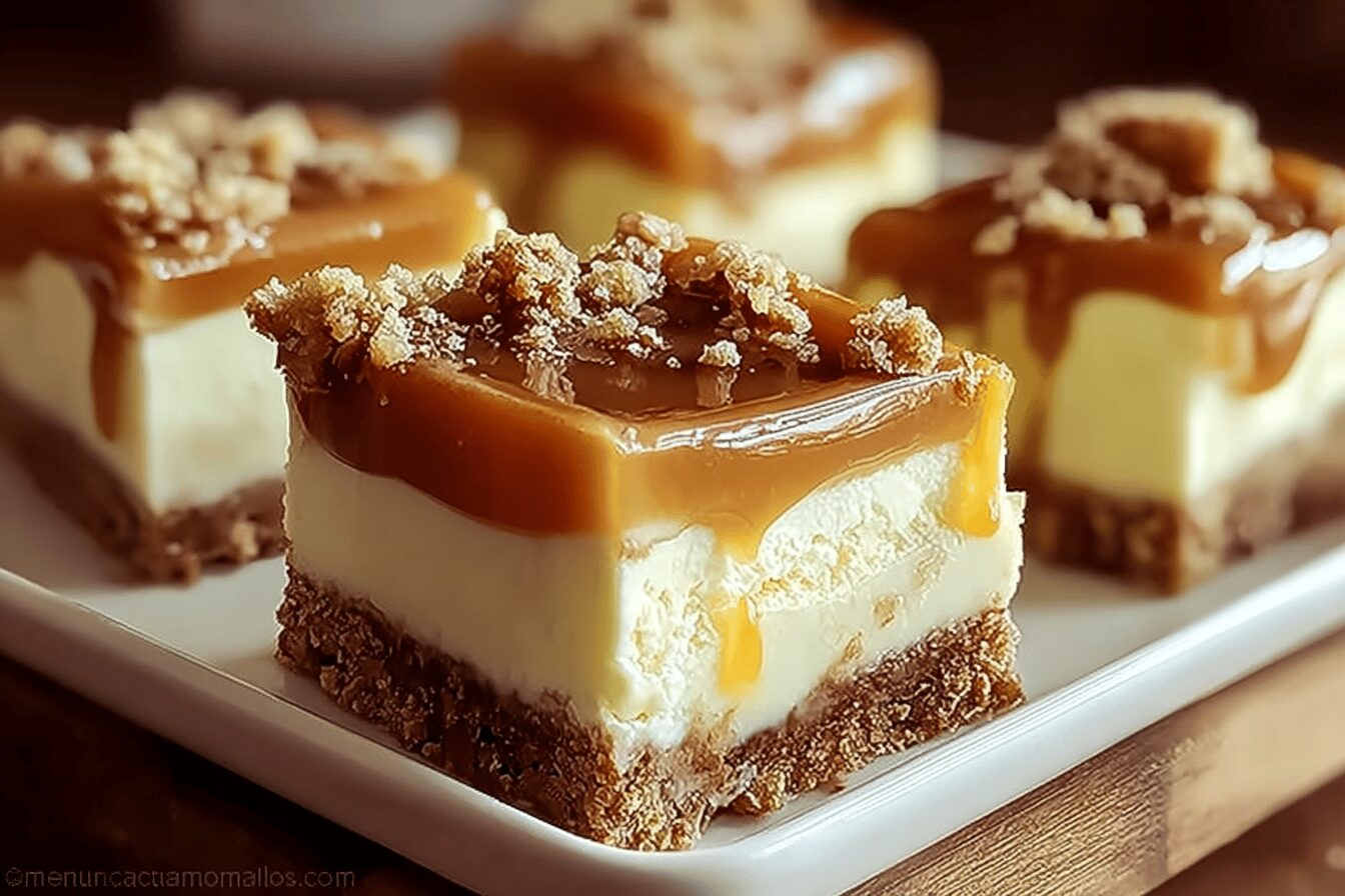 Caramel Cheesecake Bars