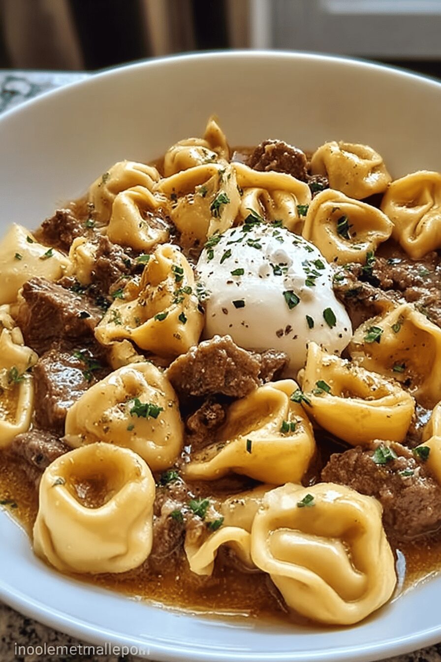 Cheesesteak Tortellini