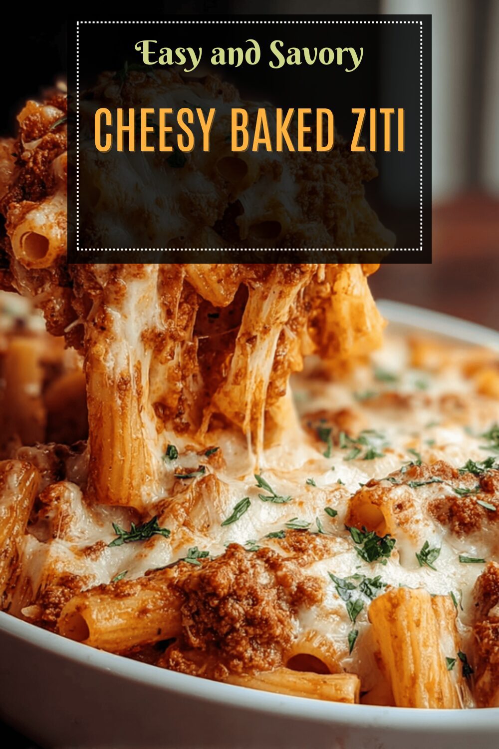Cheesy Baked Ziti