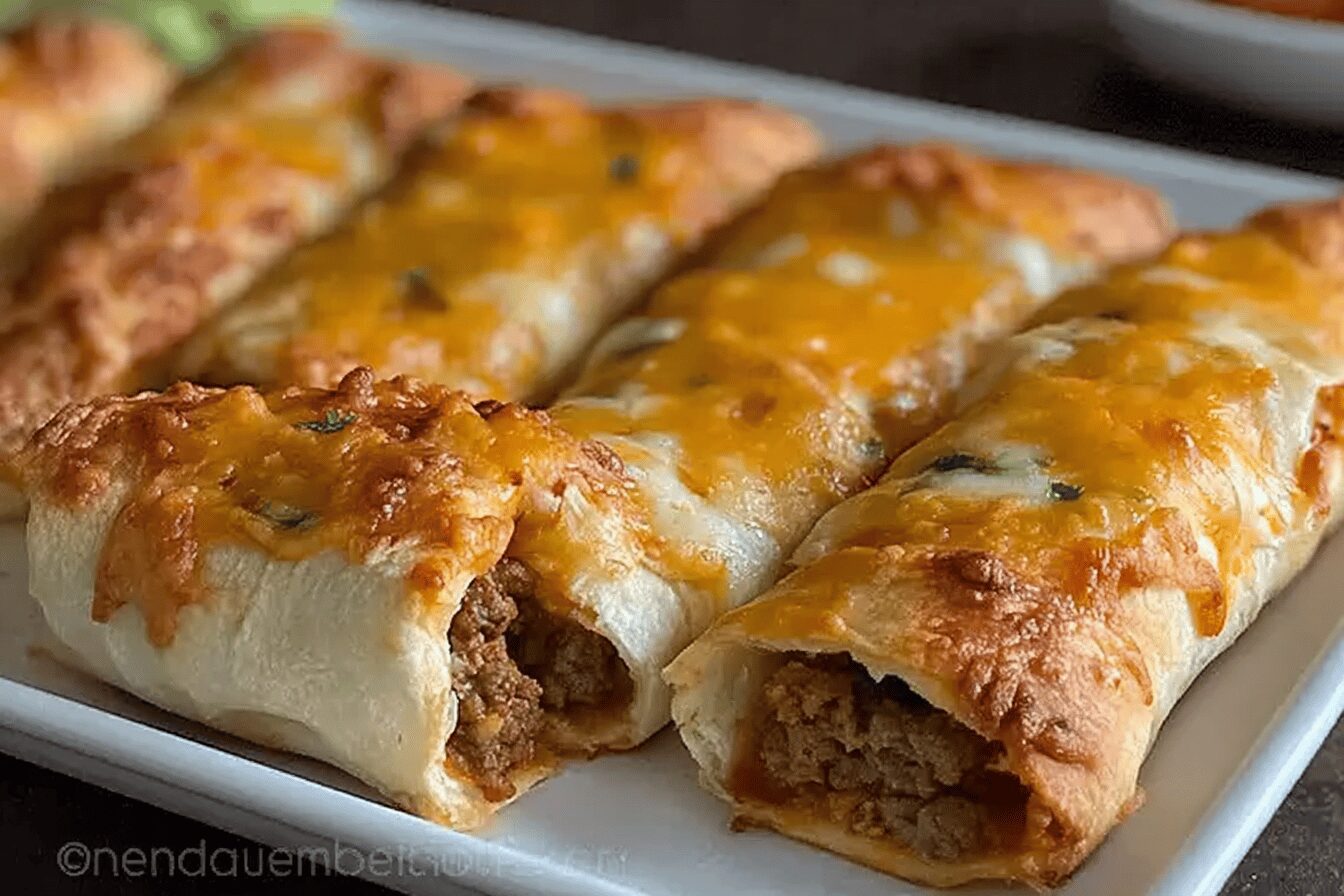 Cheesy Taco Breadsticks Recipe With Spicy Seasoning And Melted Cheese 6 Cheesy Taco Breadsticks