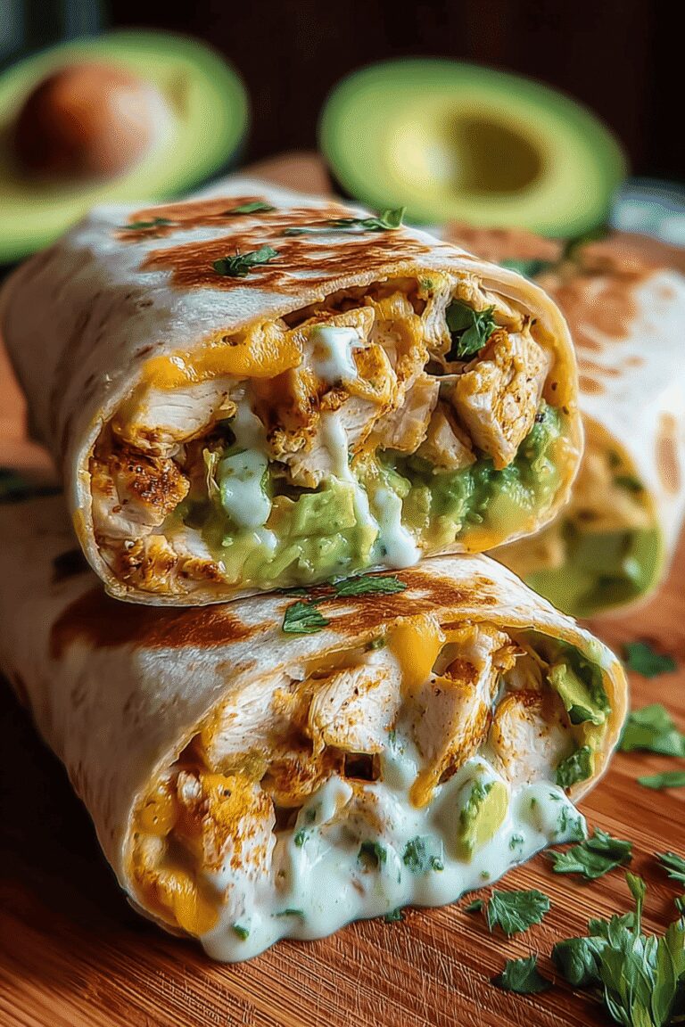 Chicken Avocado Ranch Burritos 82.Png
