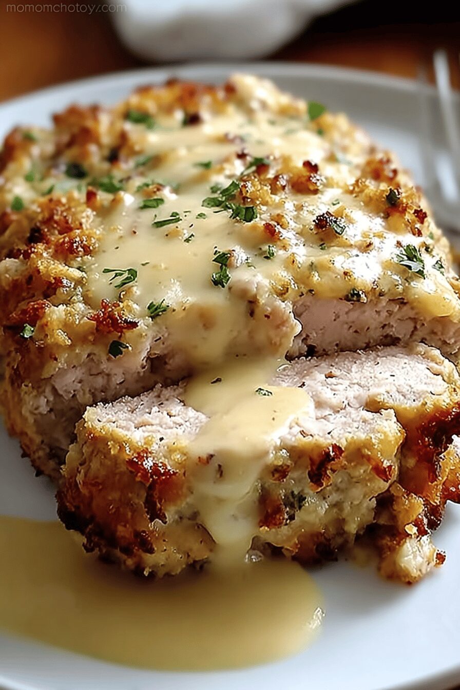 Chicken Cordon Bleu Meatloaf