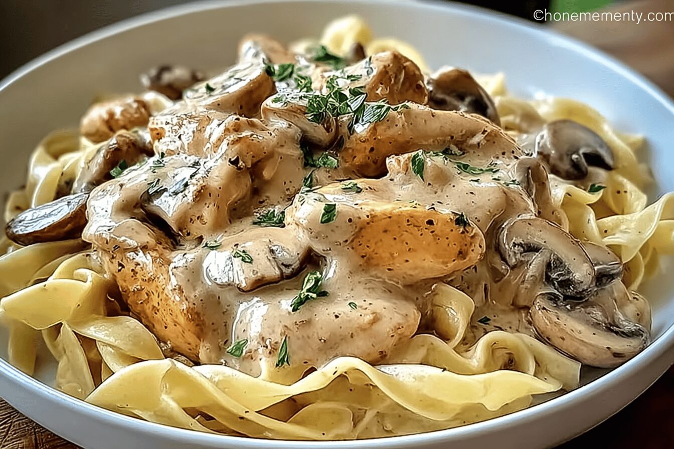 Chicken Mushroom Stroganoff