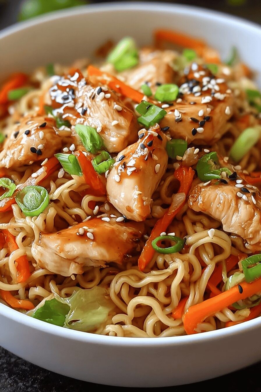 Chicken Yakisoba