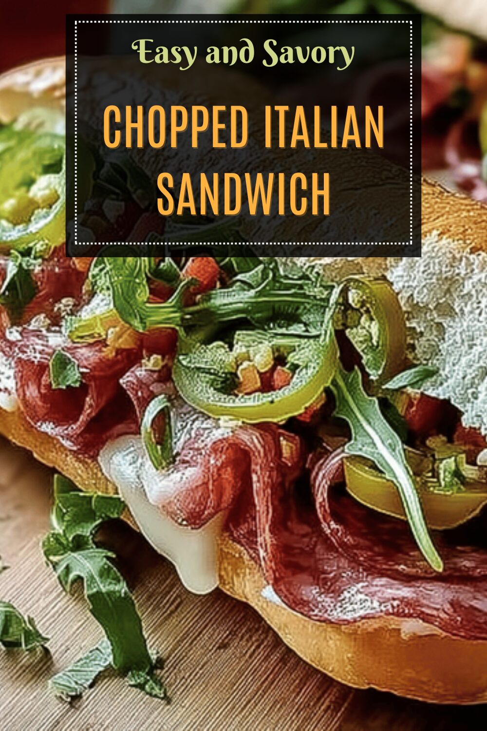 Chopped Italian Sandwich