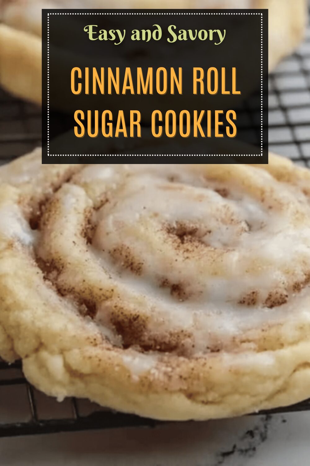 Cinnamon Roll Sugar Cookies