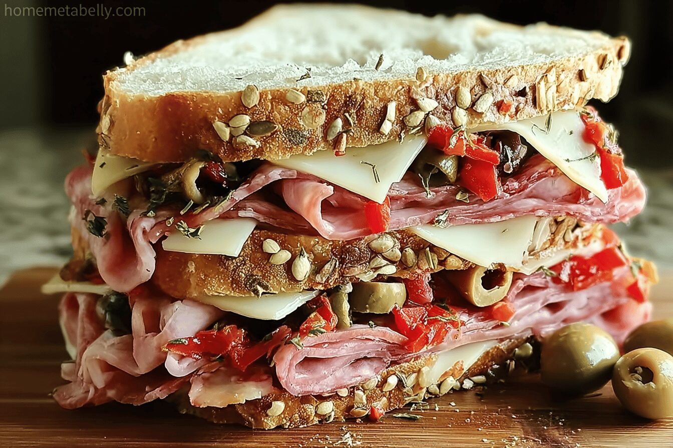 Classic Muffaletta Sandwich