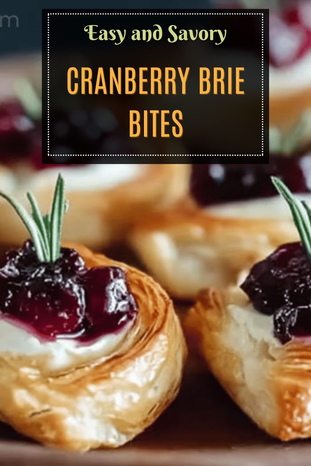 Cranberry Brie Bites