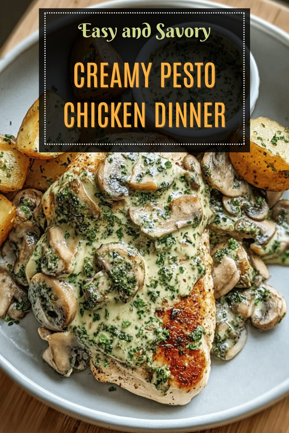 Creamy Pesto Chicken Dinner