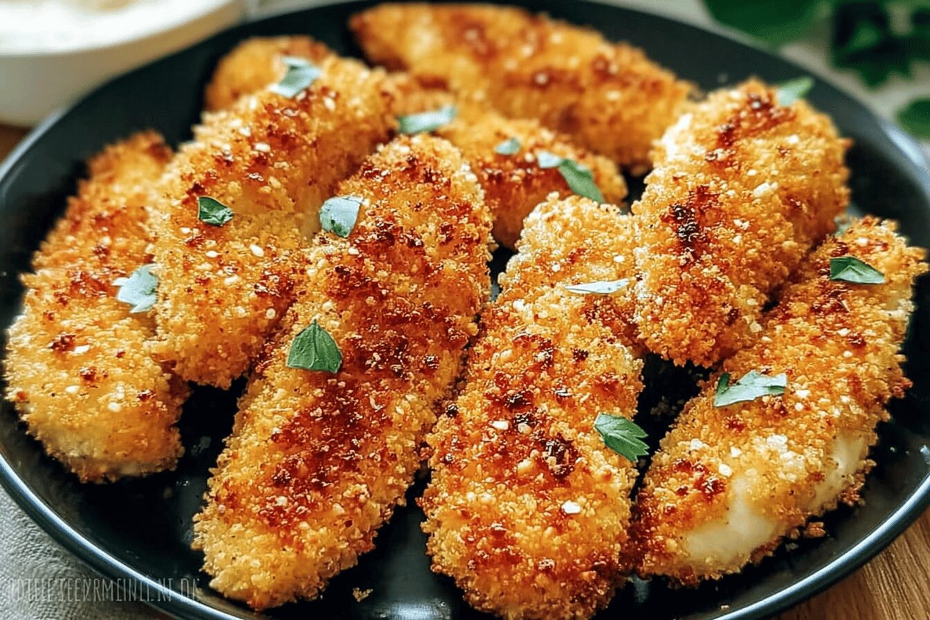 Crispy Parmesan Air Fryer Chicken Tenders