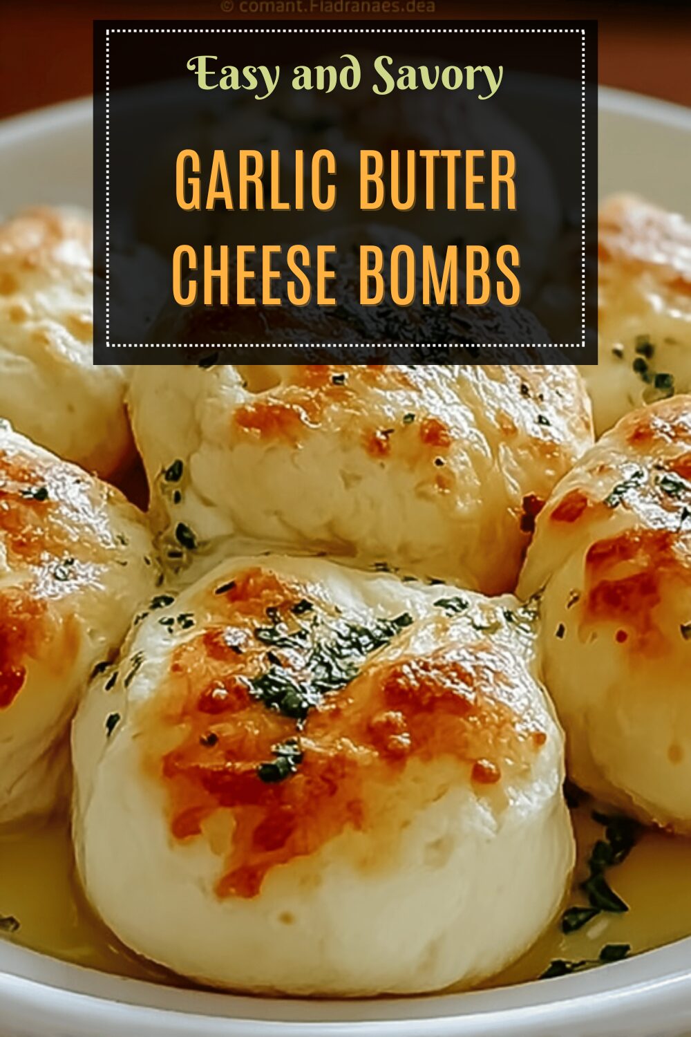 Garlic Butter Cheese Bombs