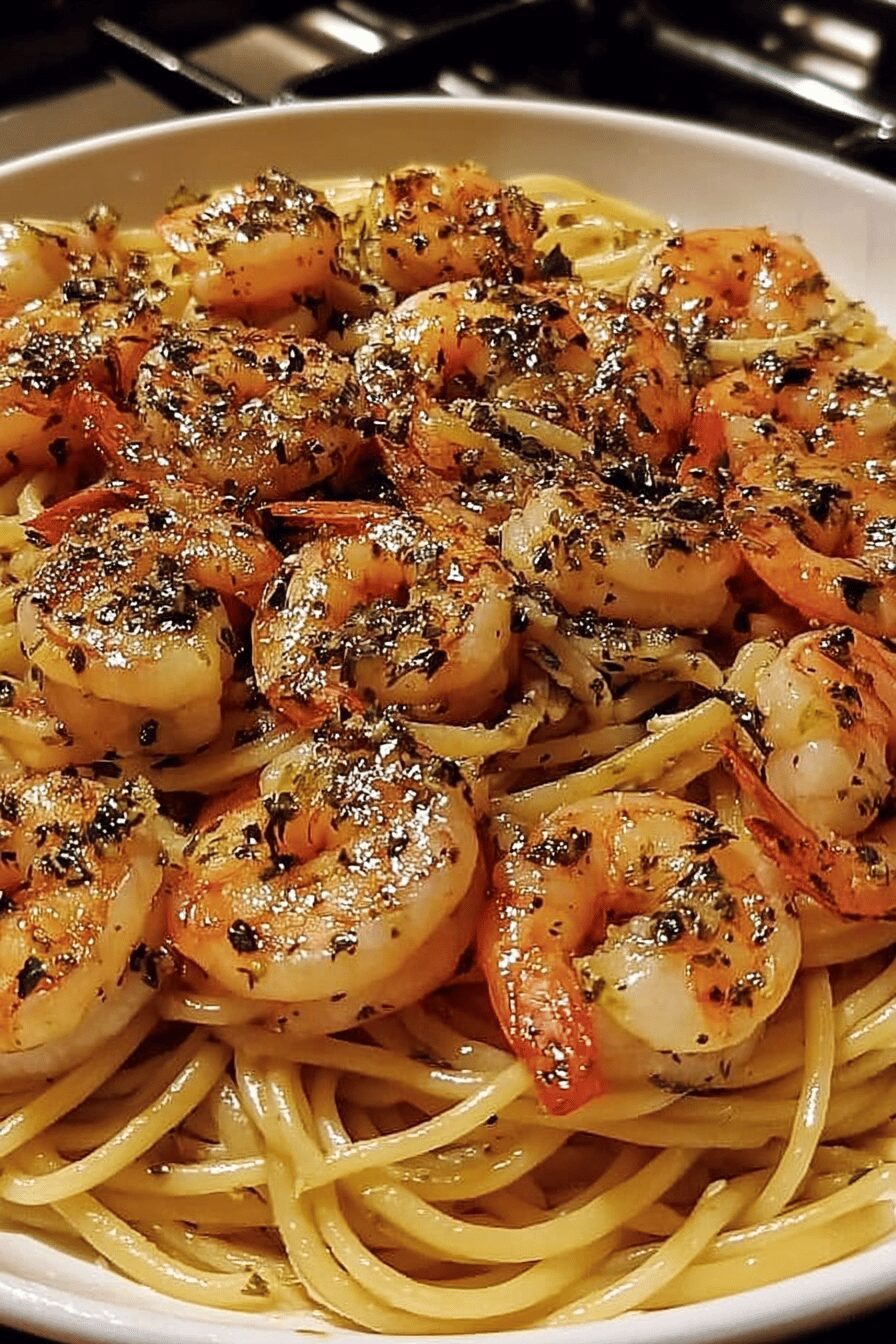 Garlic Shrimp Pasta