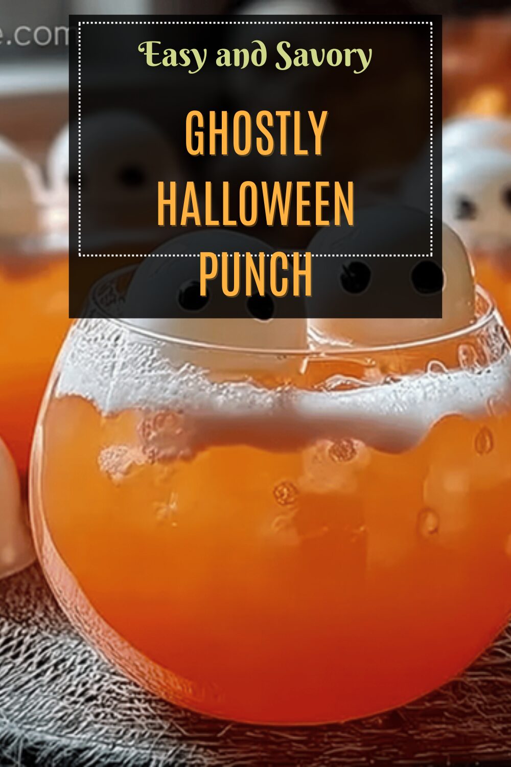 Ghostly Halloween Punch