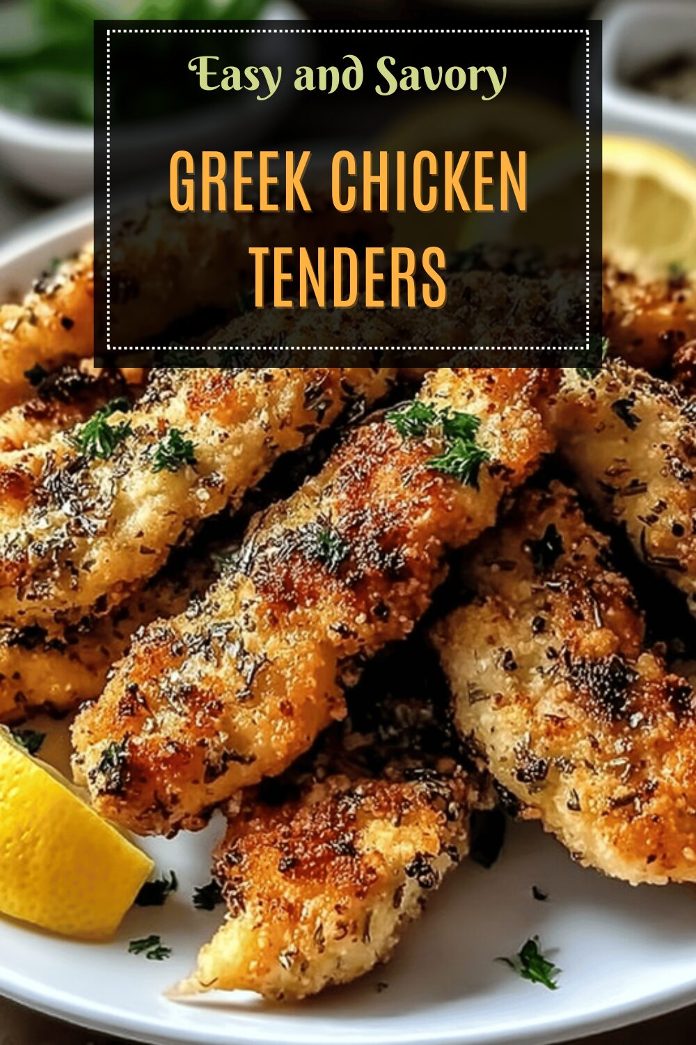 Greek Chicken Tenders