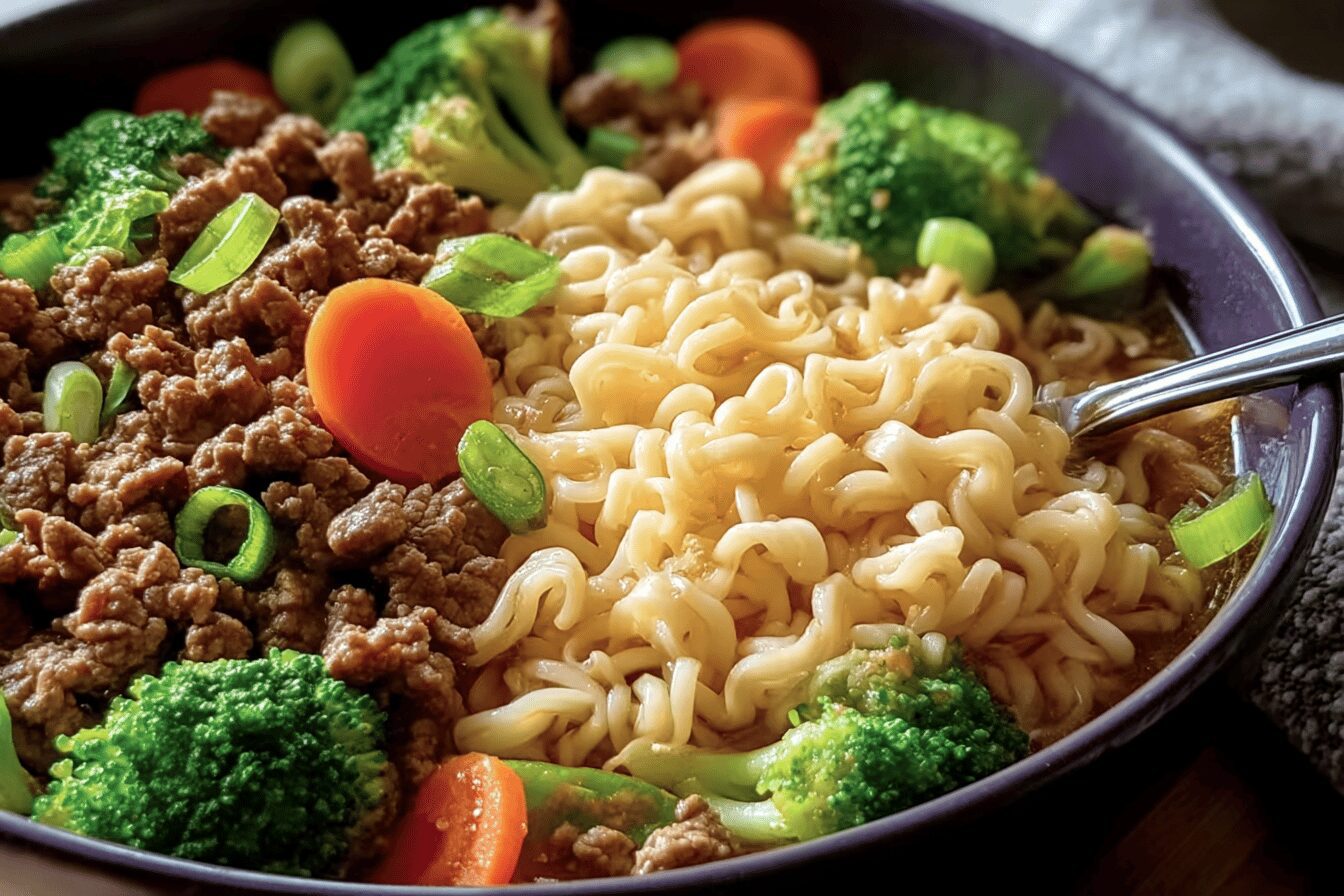 Healthy Beef Ramen Noodles