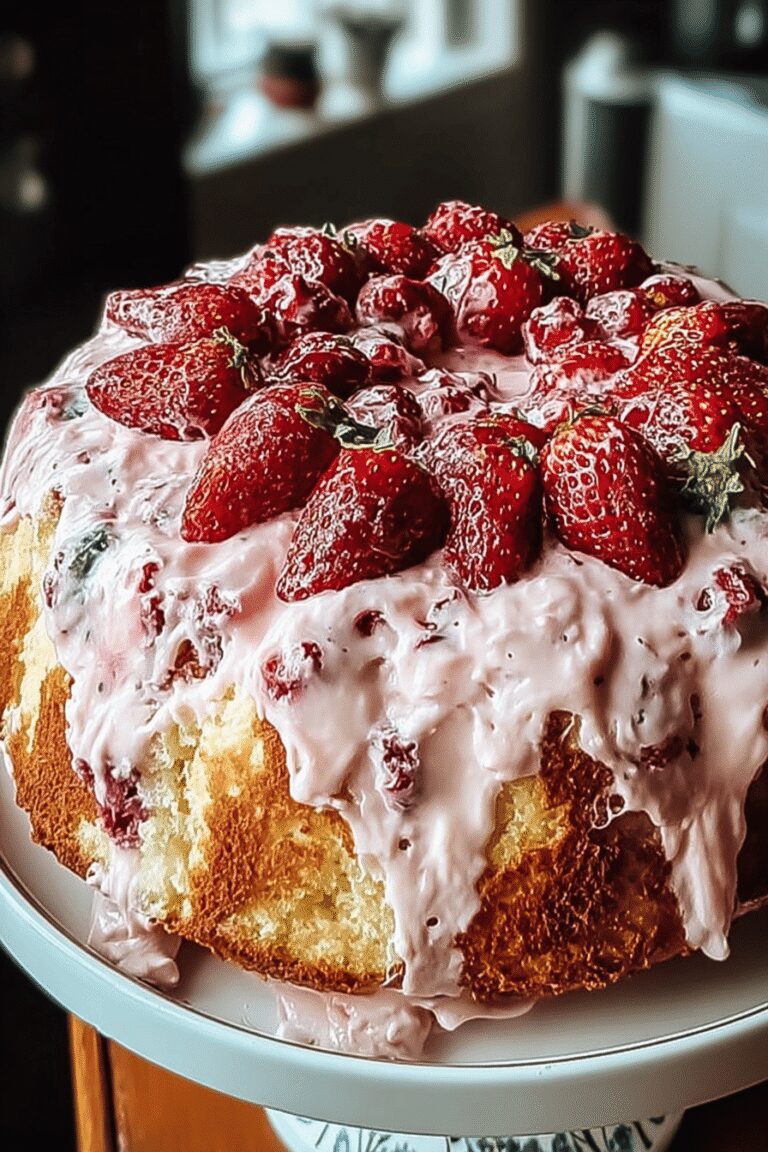Homemade Strawberry Cream Cake 3.Png