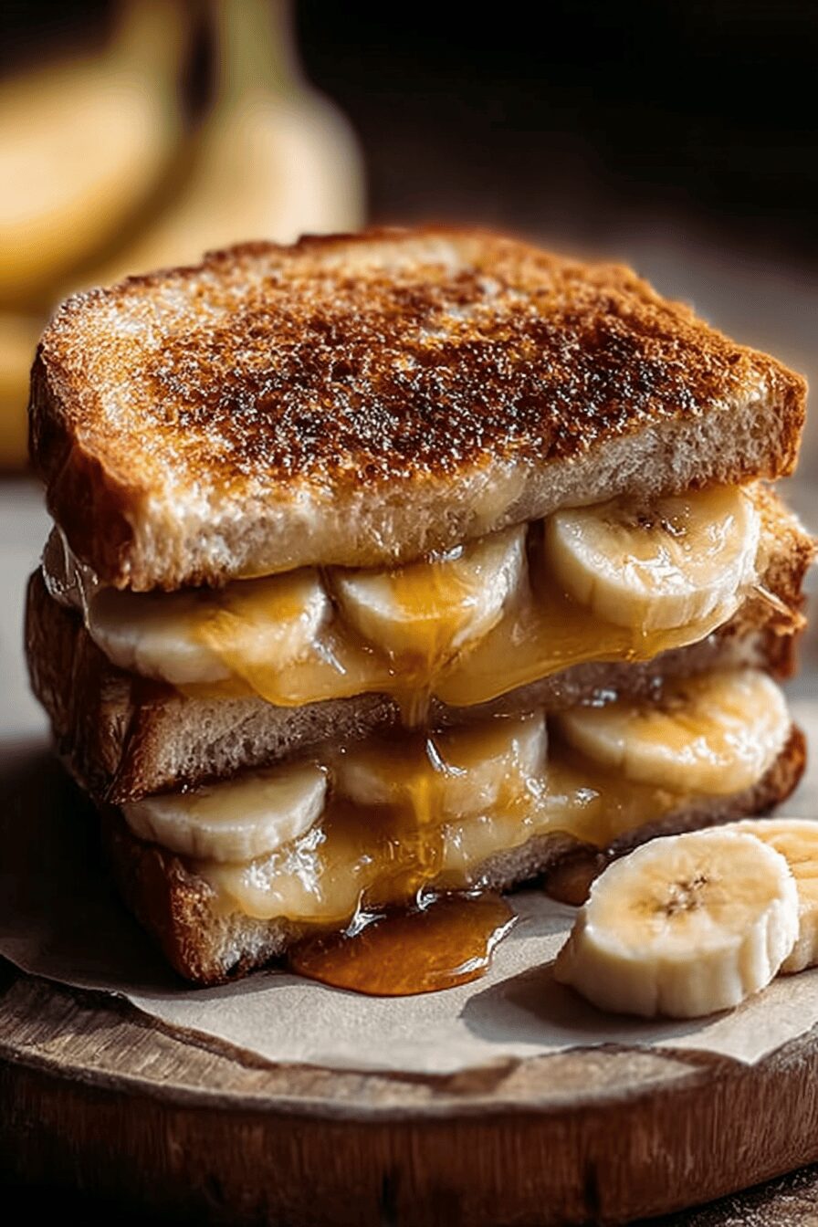 Honey Banana Grilled Cheese